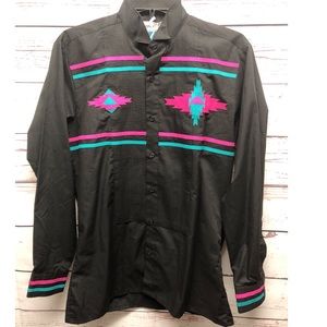 Aztec tuxedo shirt